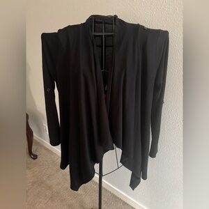 Betabrand Black Cardigan Sweater